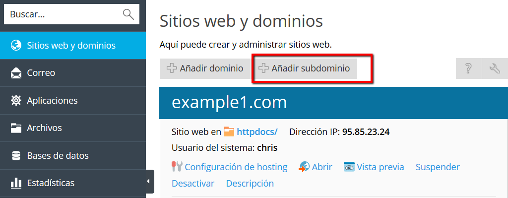 Add_subdomain